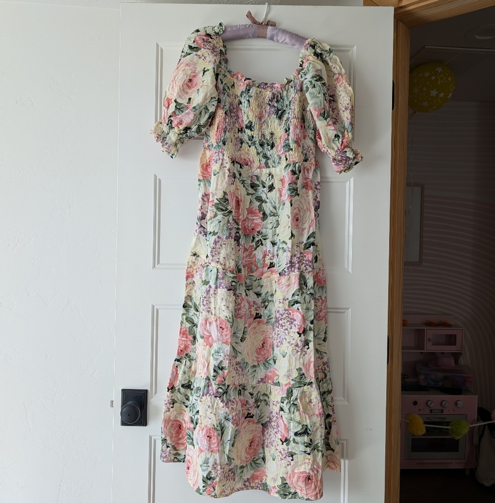 Faithful the Brand Floral Print Dress Size Large NWT